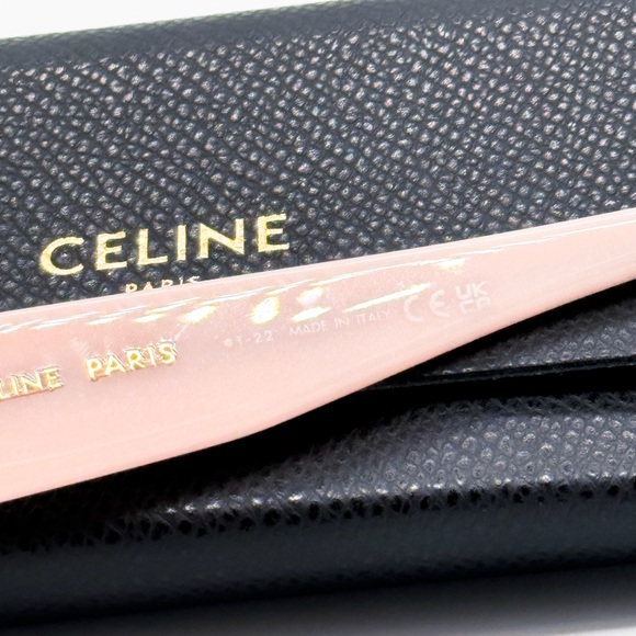 NEW CELINE CL40236I 72A BUTTERFLY PINK GREY WOMEN SUNGLASSES CELINE - Picture 10 of 11